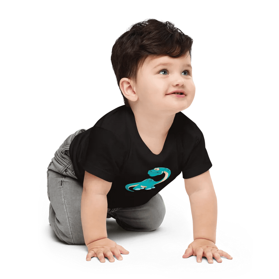 Cheerful Dino Baby Tee product image (7)