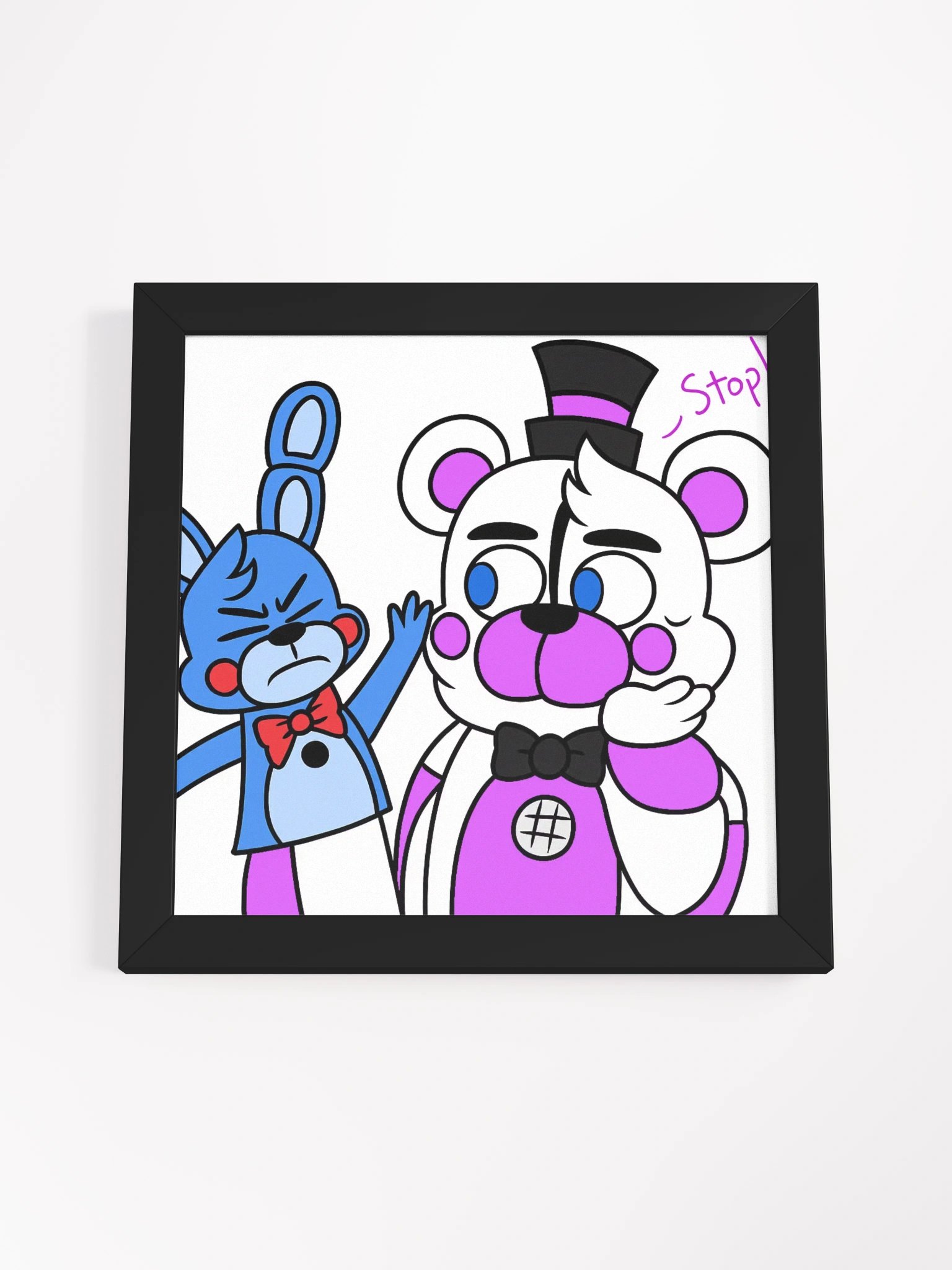 Funtime3Freddy3 Square Framed High-Quality Matte Poster product image (16)