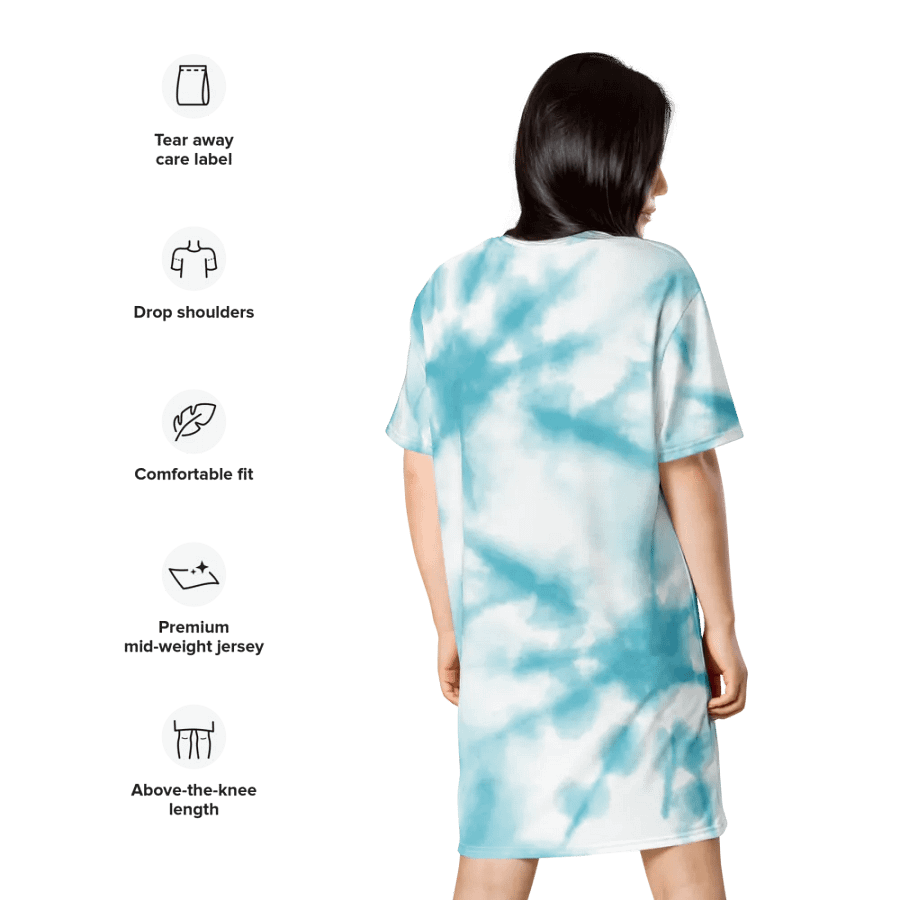 All-over Print T-shirt Dress product image (10)