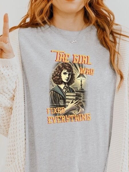 Hermione Funny Vintage Pulp Mystery Harry Potter Shirt product image (10)