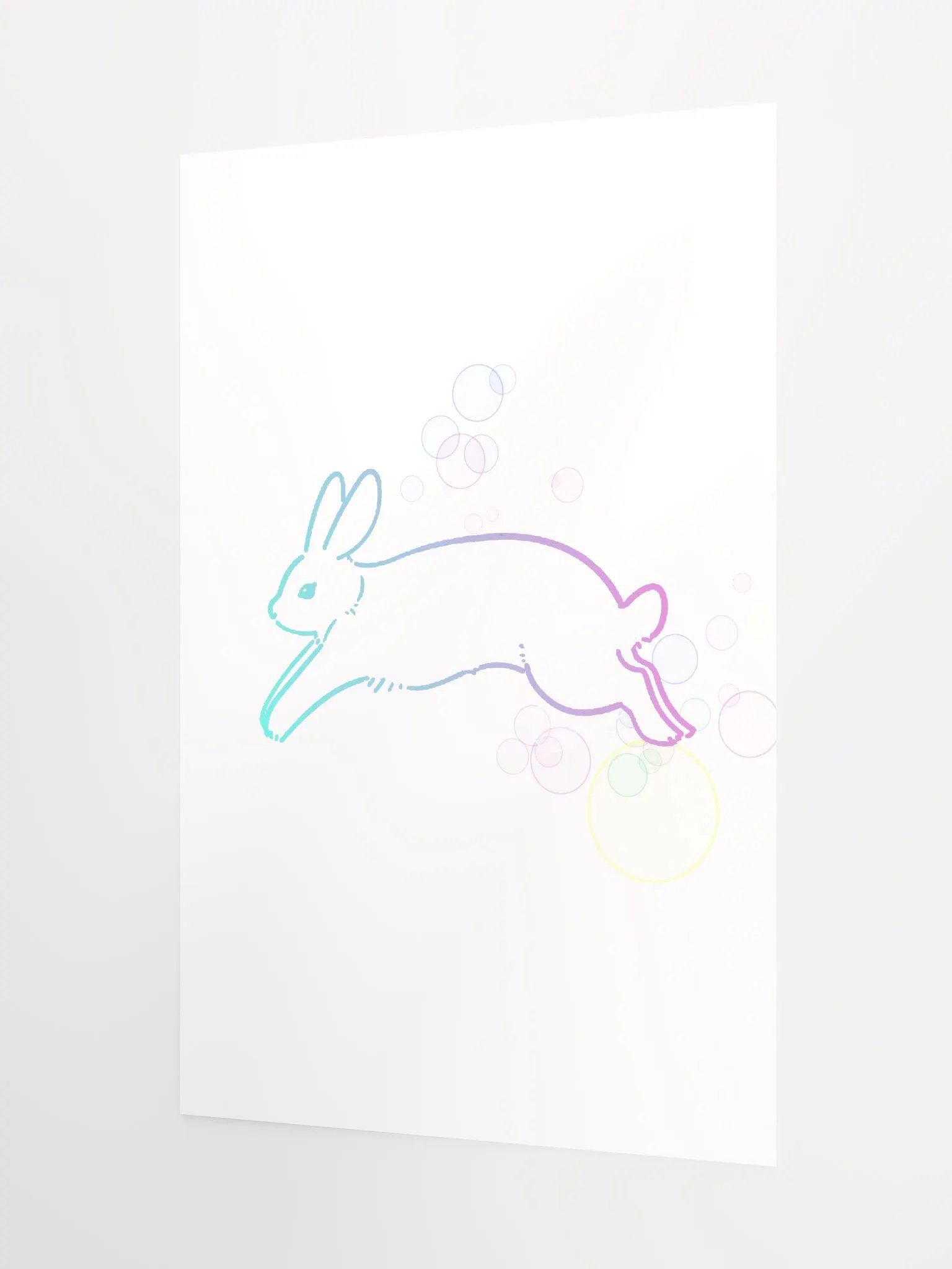 Bubble Bunny Poster product image (8)