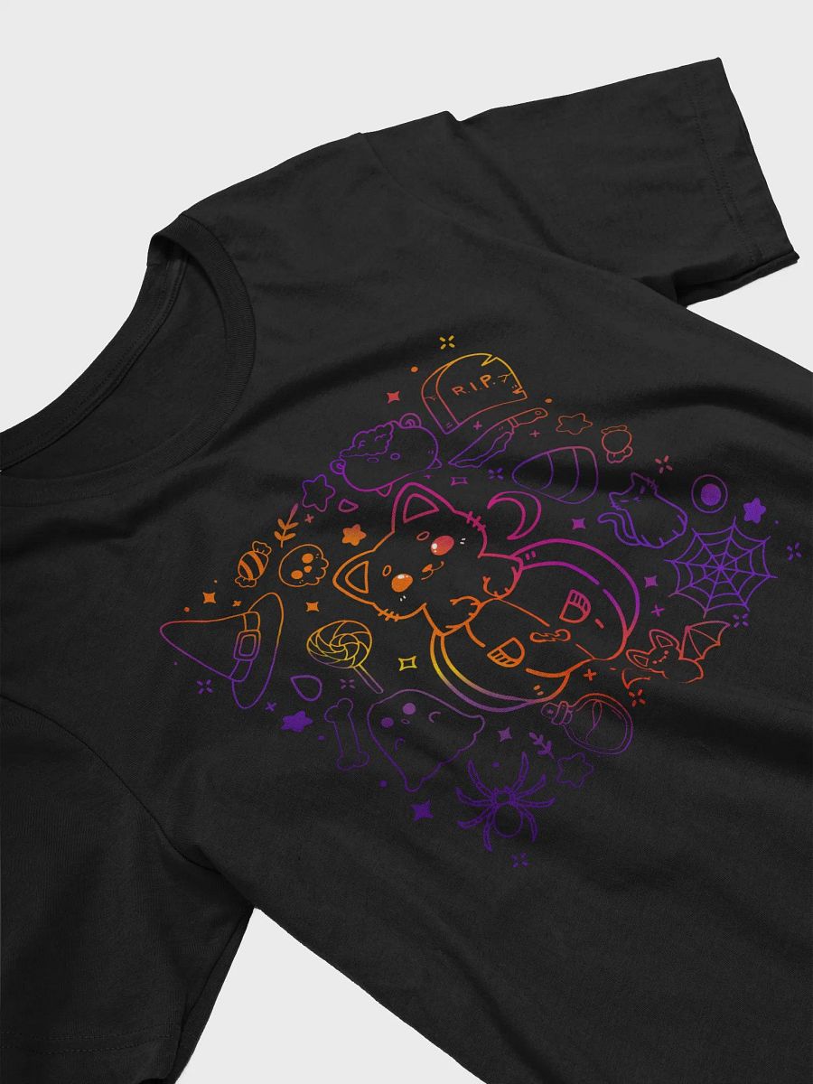 pumpkin cat outline // t - shirt product image (2)