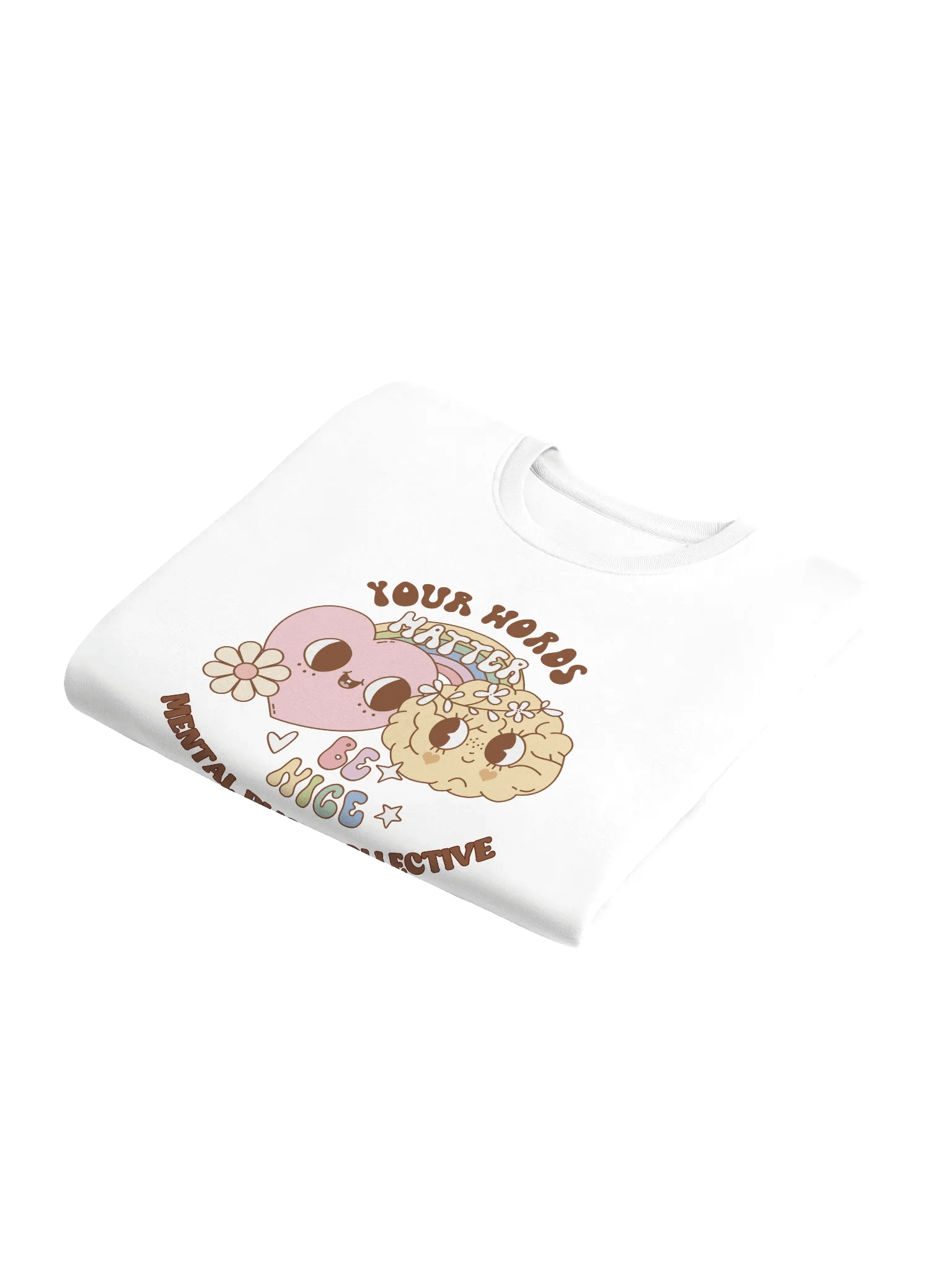 "Your Words Matter, Be Nice" Organic Unisex Sweatshirt – Spread Kindness and Positivity product image (6)