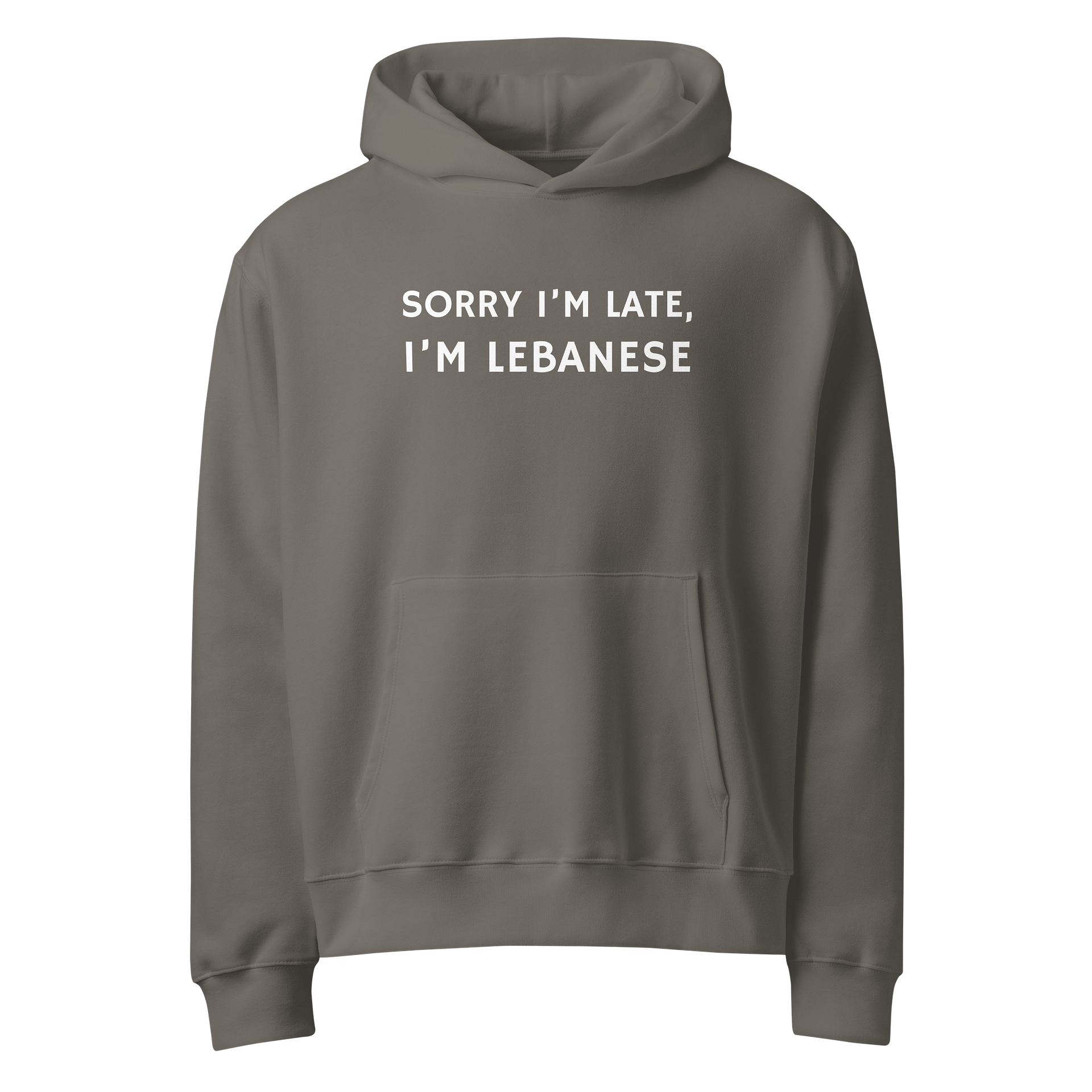 Sorry I'm Lebanese Oversized Hoodie product image (2)