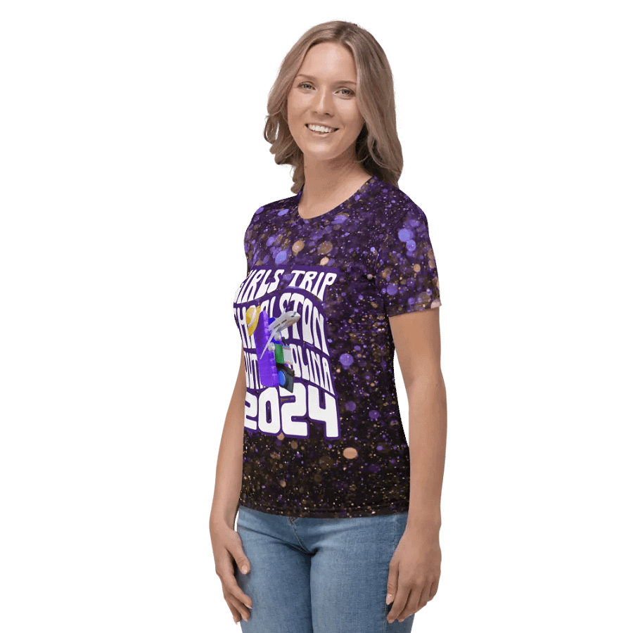Girls Trip Charleston Sc 2024 All Over Print T-shirt product image (3)