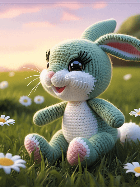 Hoppy Stitches: 10 Irresistible Amigurumi Bunny Patterns to Crochet and Cuddle product image (1)