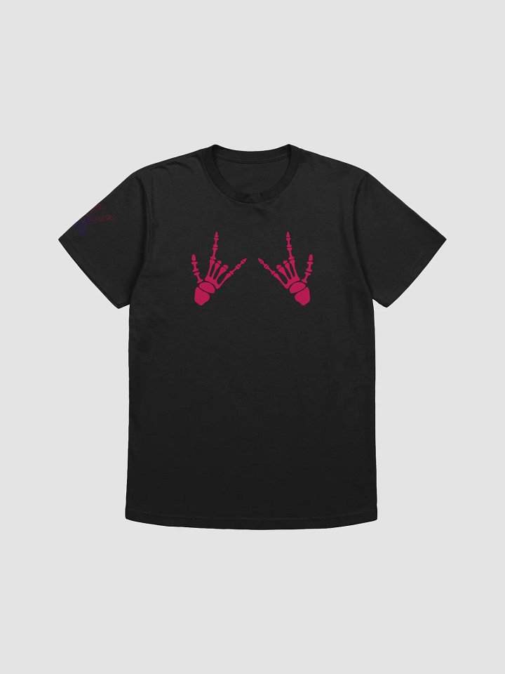 [Pink] Bone Hands Let's Go Supersoft T-Shirt product image (1)
