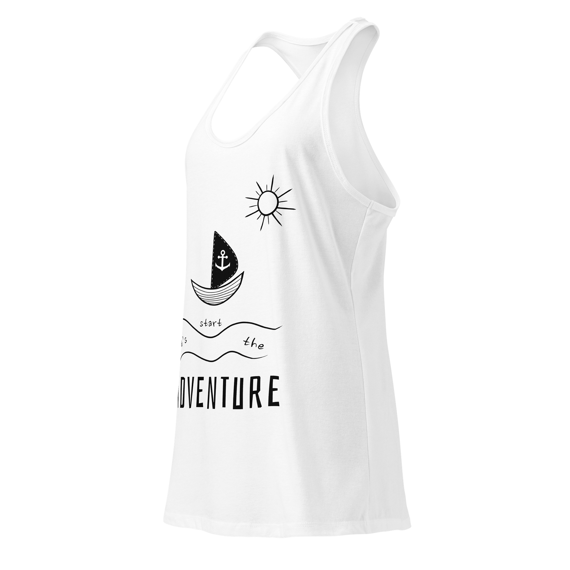 Galactic Blossom Racerback Tank product image (23)