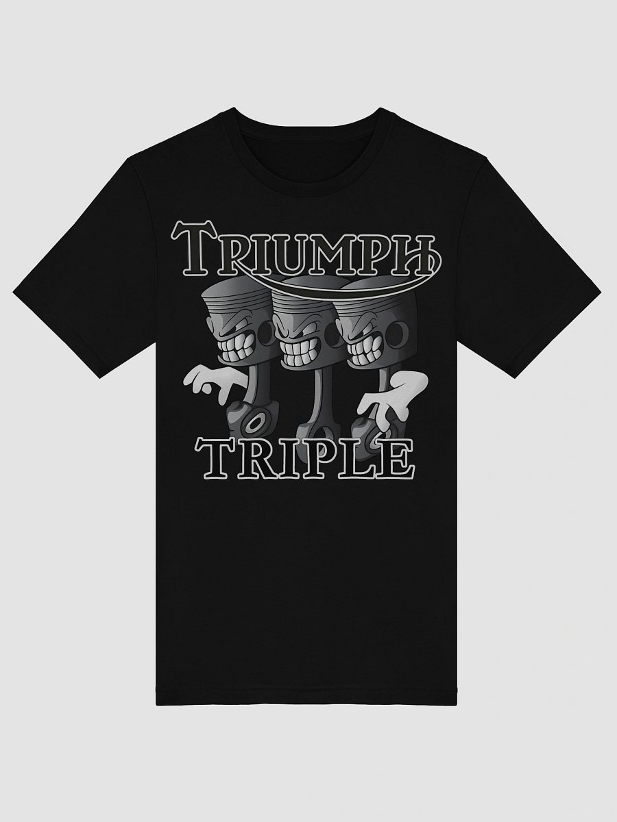 Triumph Triple Pistons Cartoon T-Shirt product image (3)