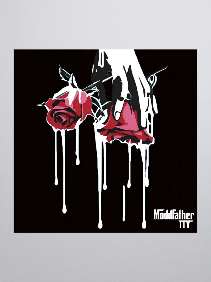 Dripping Roses Sticker product image (1)