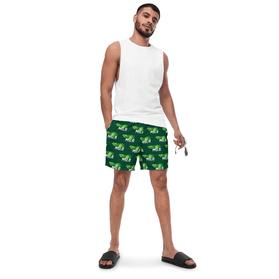 MSLA Green Swim Trunks product image (7)