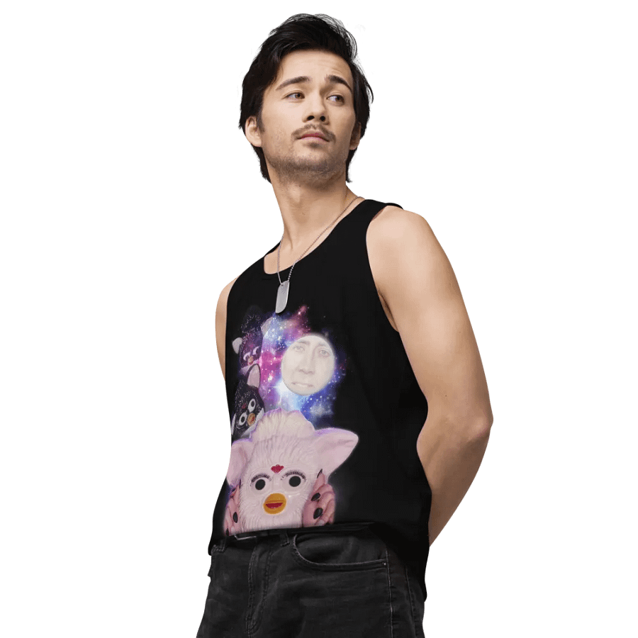 3 Furby's and a NicolasMoon ▪ Men's Tank Top product image (12)