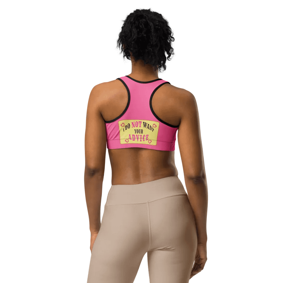 No Advice Sports Bra product image (2)