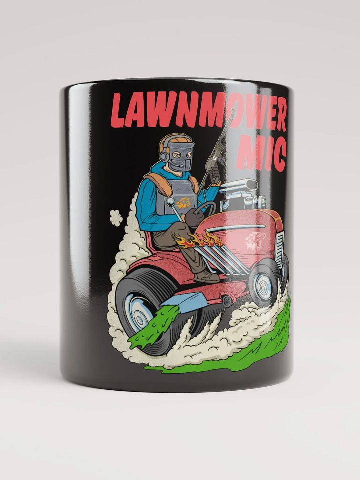 Lawnmower Mic | Glossy Mug product image (1)