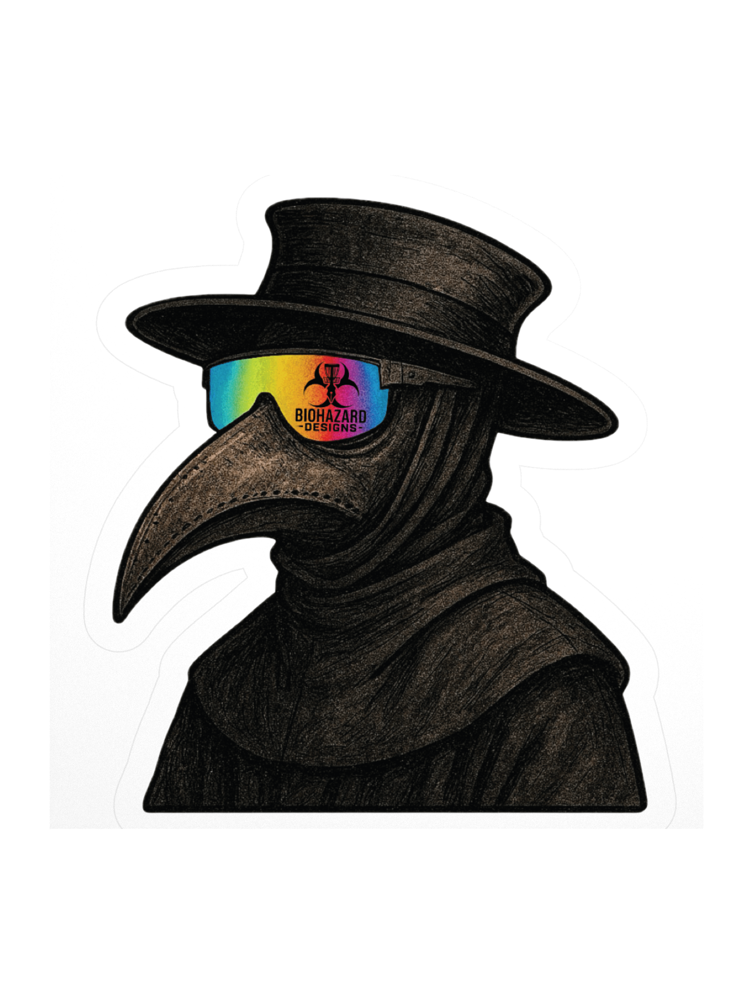 Plague Vibes Kiss Cut Stickers product image (2)