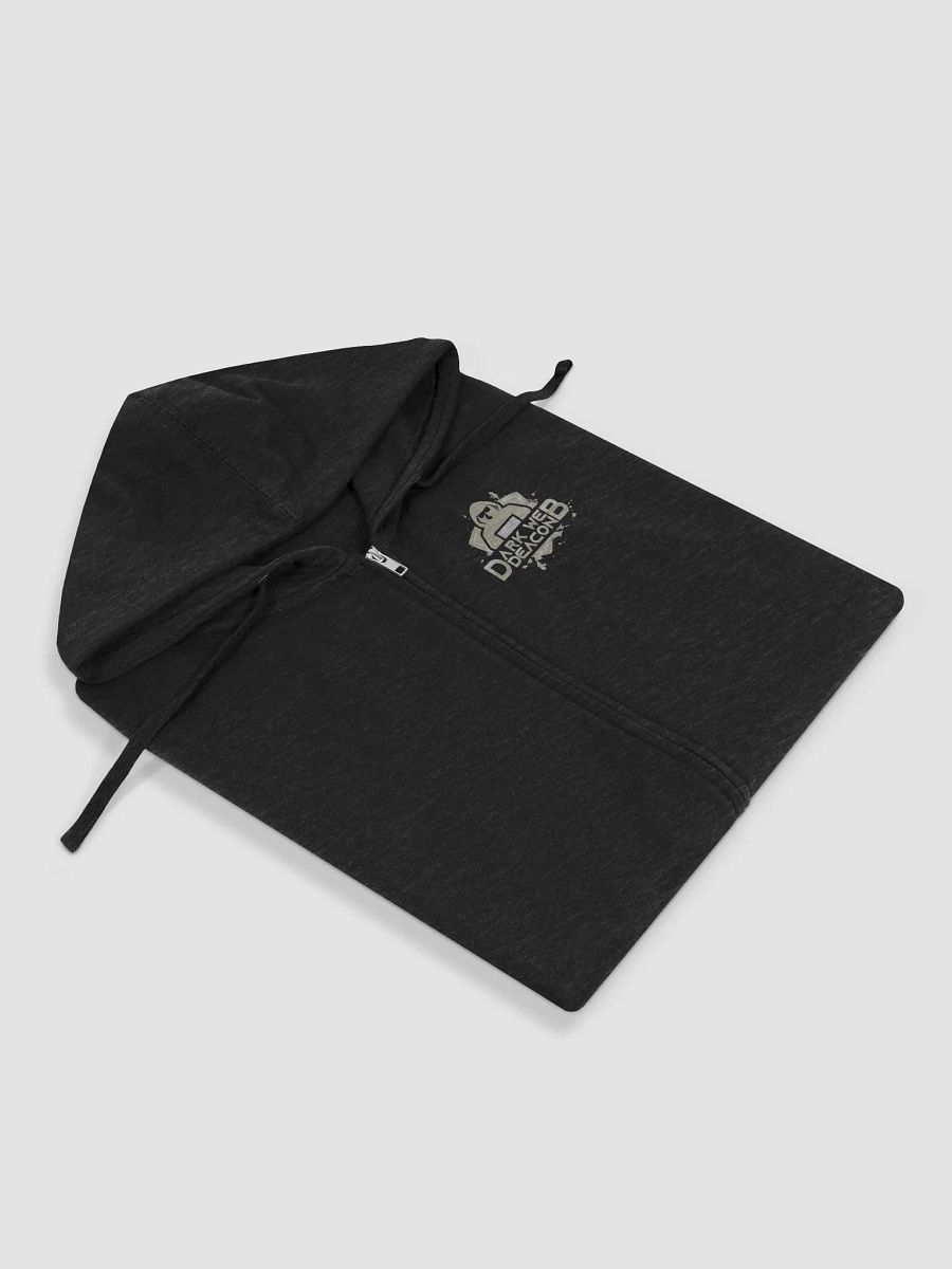 DWD Zip Up Hoodie - Grey/White Logo product image (10)