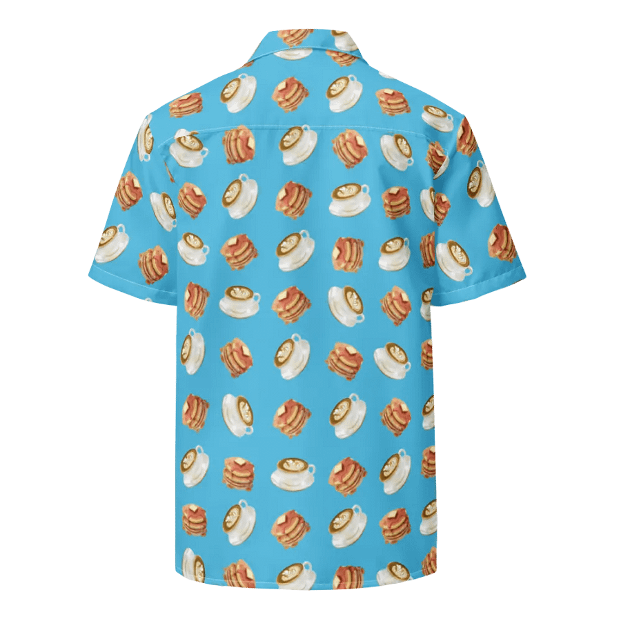 Breakfast Tea Time Coffee Cafe Latte Pancake Hawaiian Shirt product image (8)