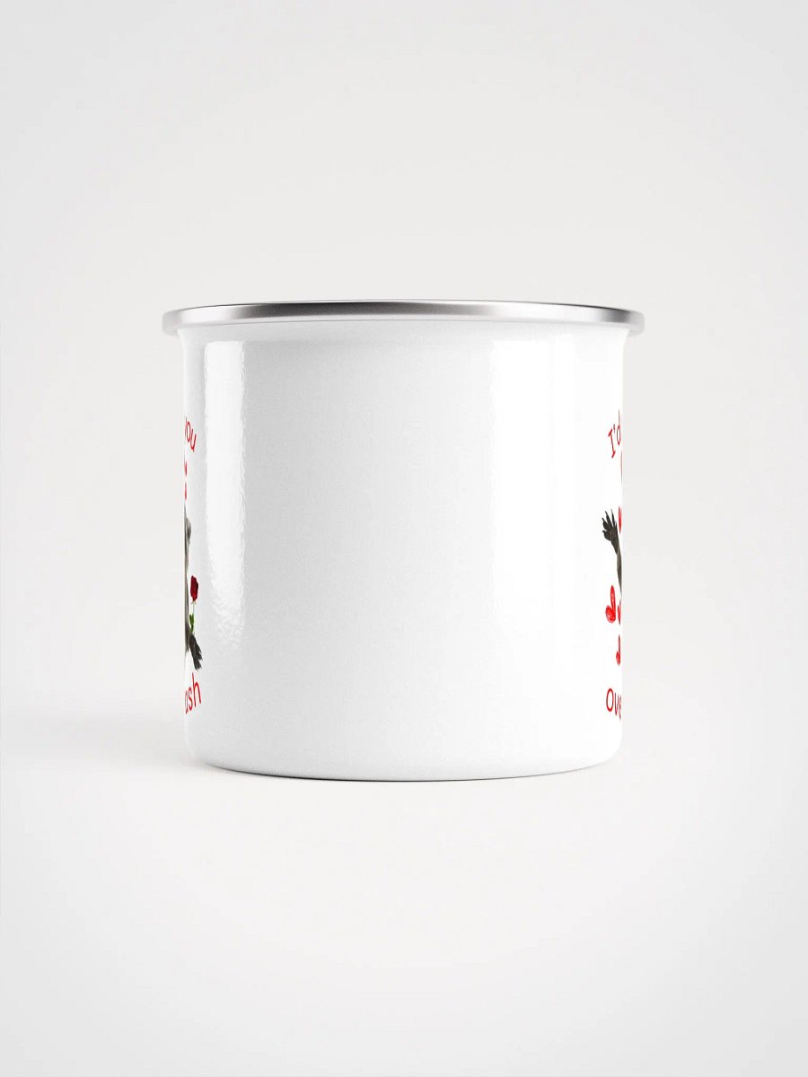 "I’d Pick You Over Trash" Raccoon Enamel Mug product image (4)