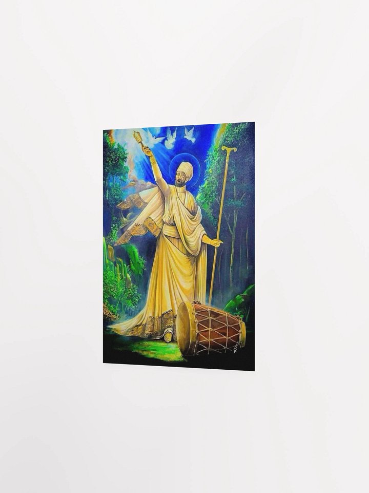 Saint Yared Sacred Music Poster – Ethiopian Religious Art Print-Poster product image (2)