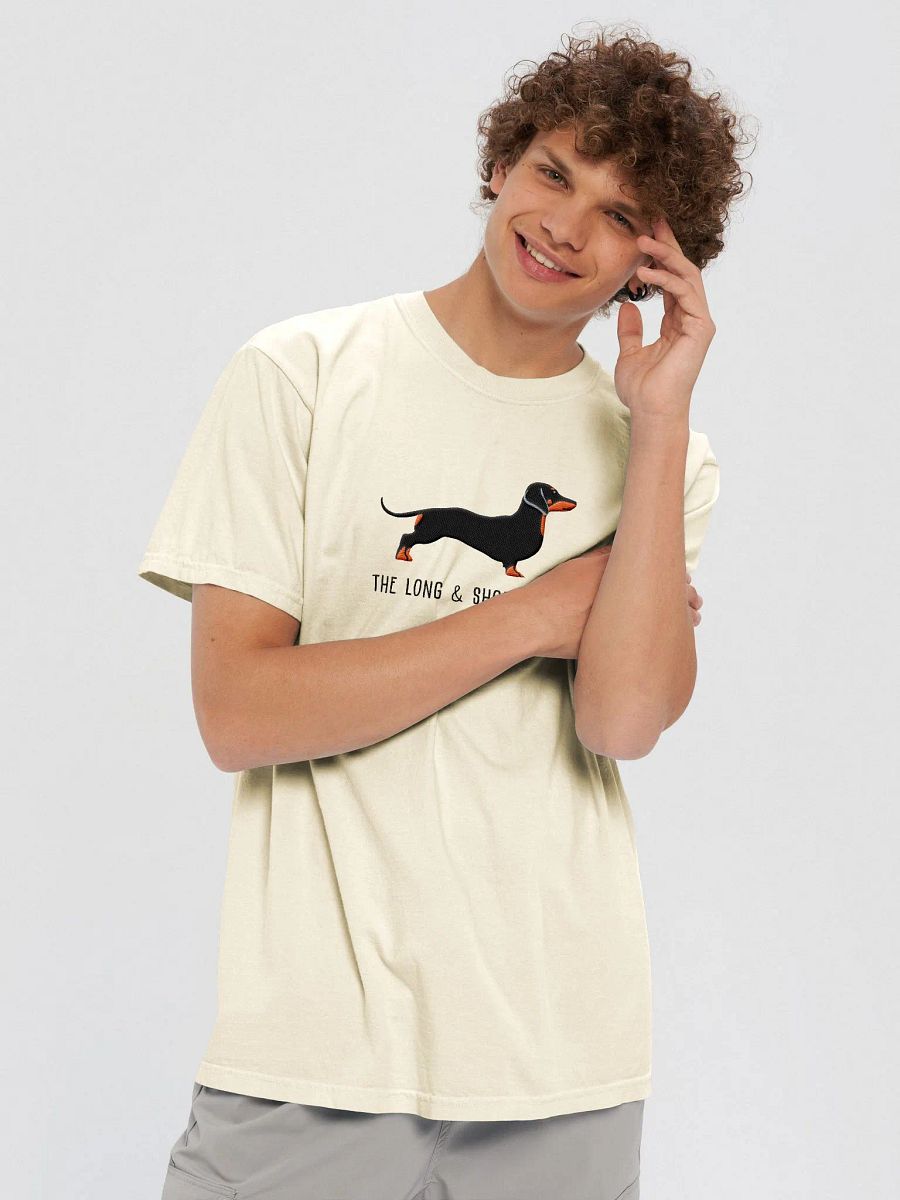 The Long and Short of It T-Shirt(Embroidered) of a Dachshund product image (8)