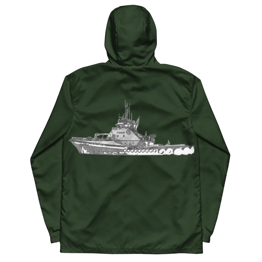 Foss Tugboat Sketch Windbreaker product image (1)