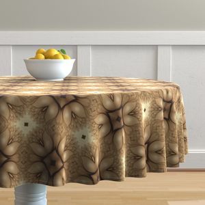 Seamless Pattern - Brown and Beige Tulip Pattern product image (7)