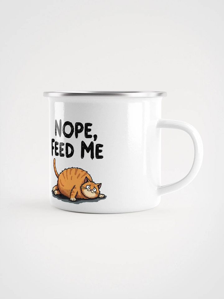 Tabby Tales Enamel Mug product image (1)