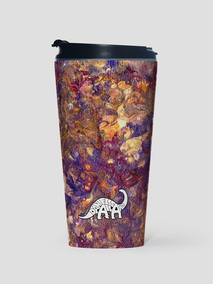 Victorian Flowers Fluid Acrylic Travel Mug product image (1)