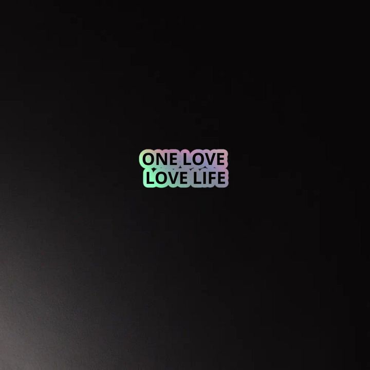 ONE LOVE LOVE LIFE stickers product image (4)