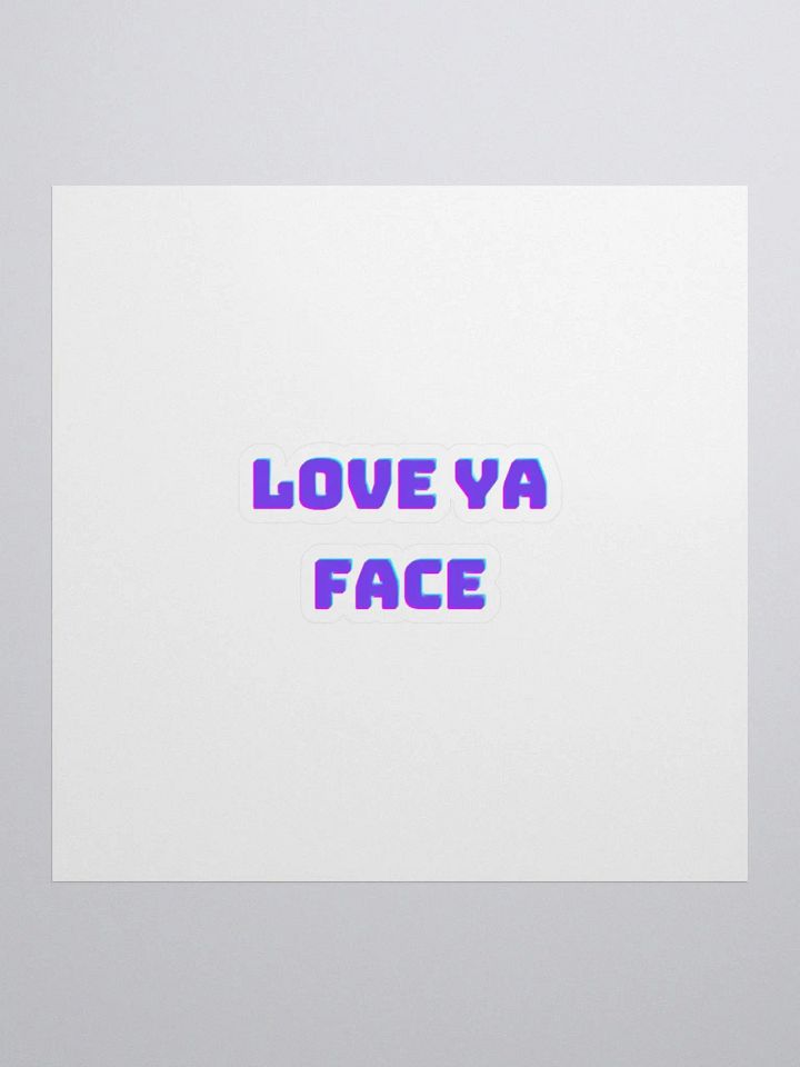 Love Ya Face Sticker product image (1)