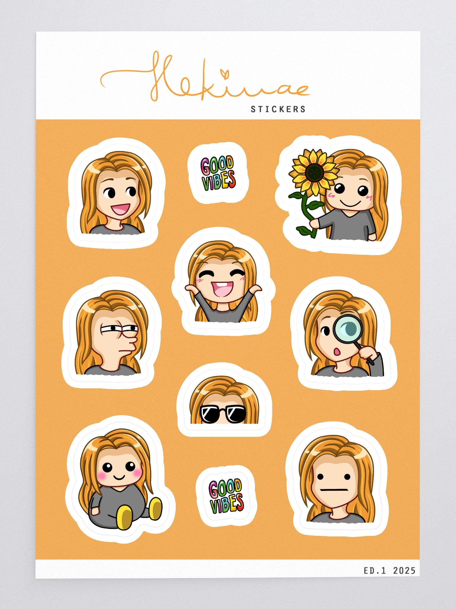 Emote Sticker Sheet product image (3)
