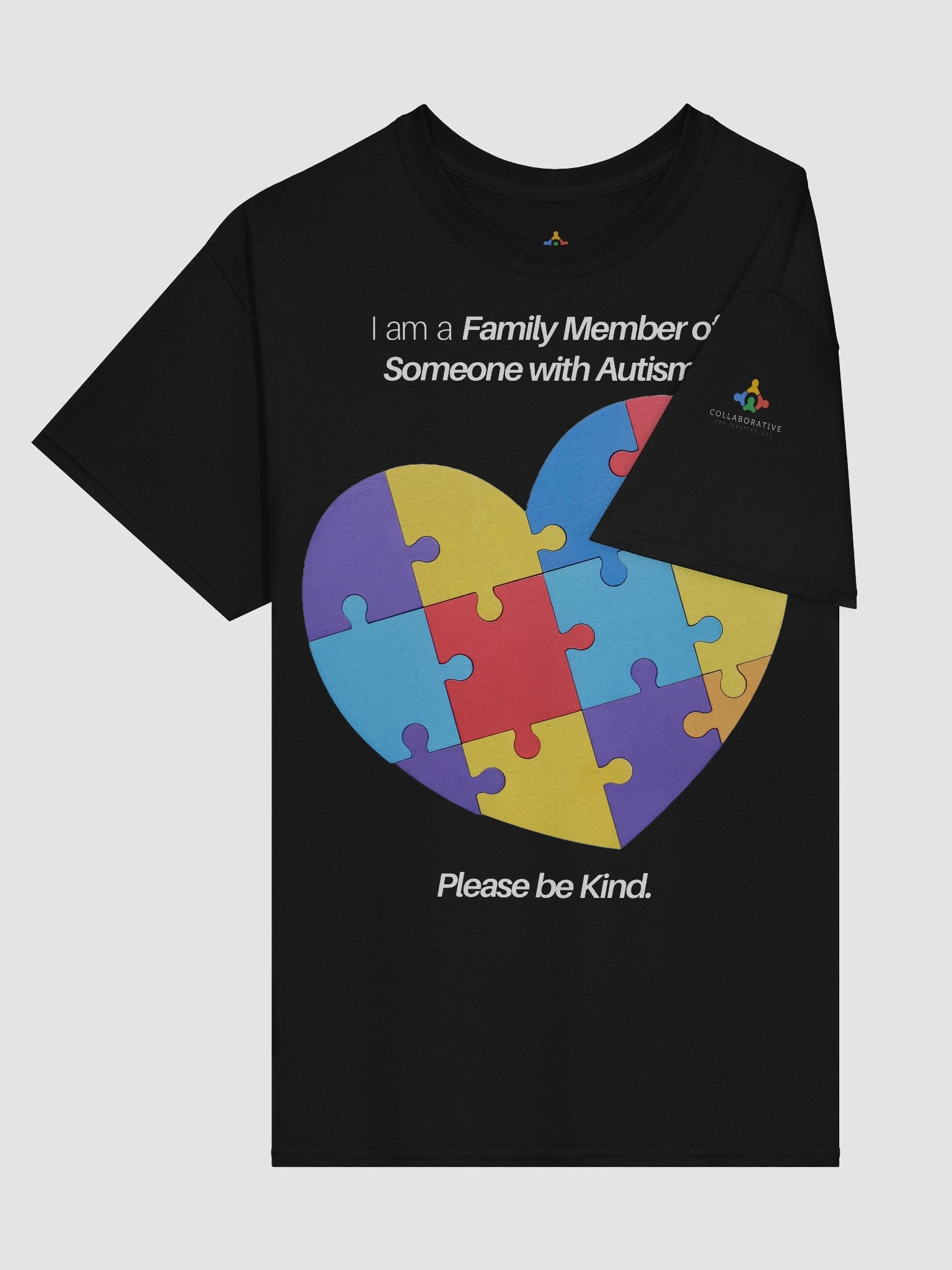 I am a Family Member of Someone with Autism. Please Be Kind T-Shirt product image (3)