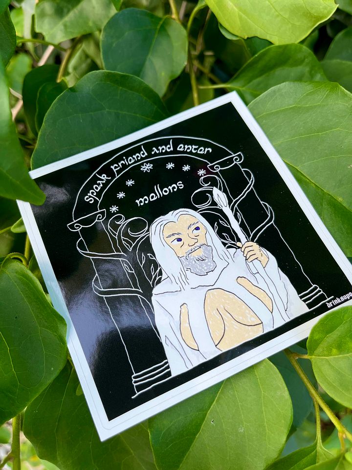 Gandalf naturales sticker product image (1)