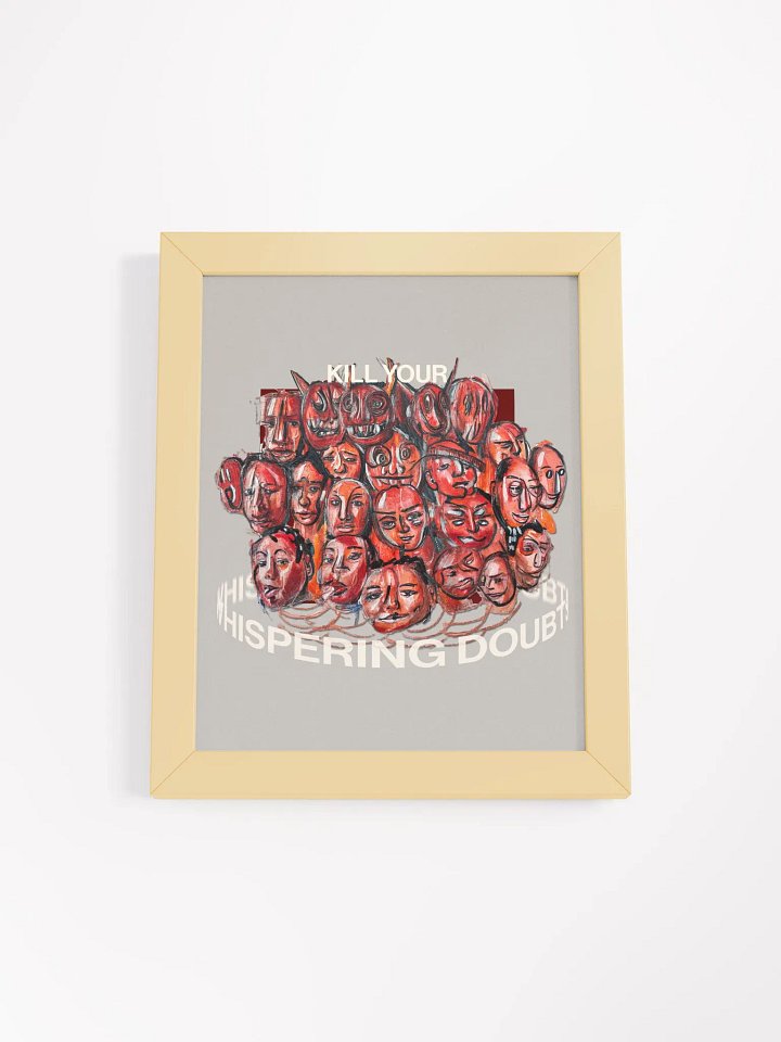 Whispering doubts Framed prints product image (3)