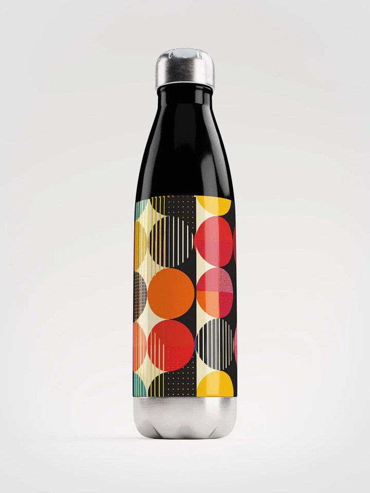 Mid-Century Circles - Stainless Steel Water Bottle product image (2)