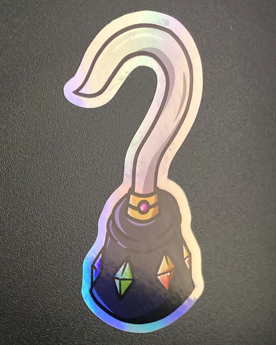 Raise Your Hook Pirates Magnet (Rainbow) product image (5)