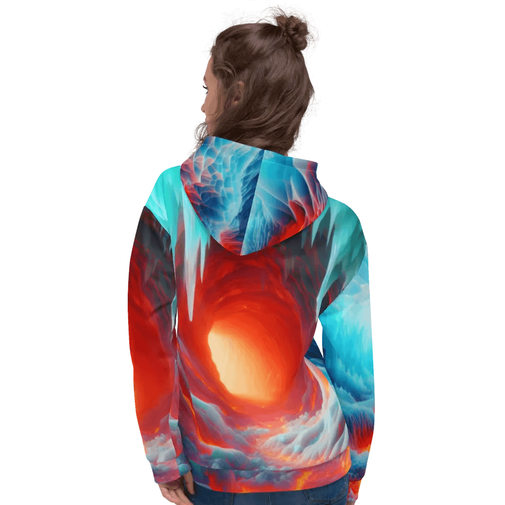 Fire and Ice - Fiery Flow Through Glacier #6 product image (9)