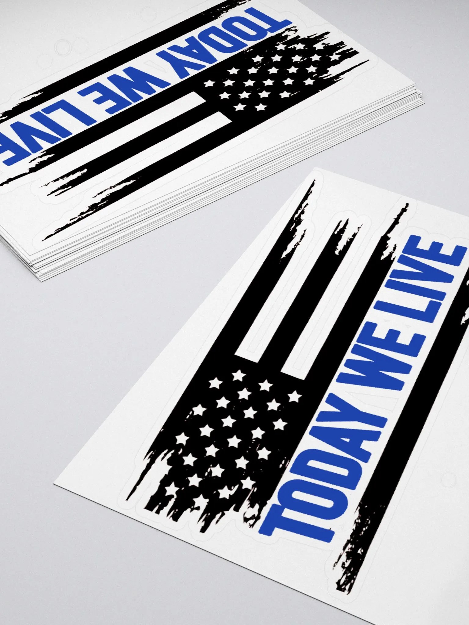 Back the blue sticker product image (1)