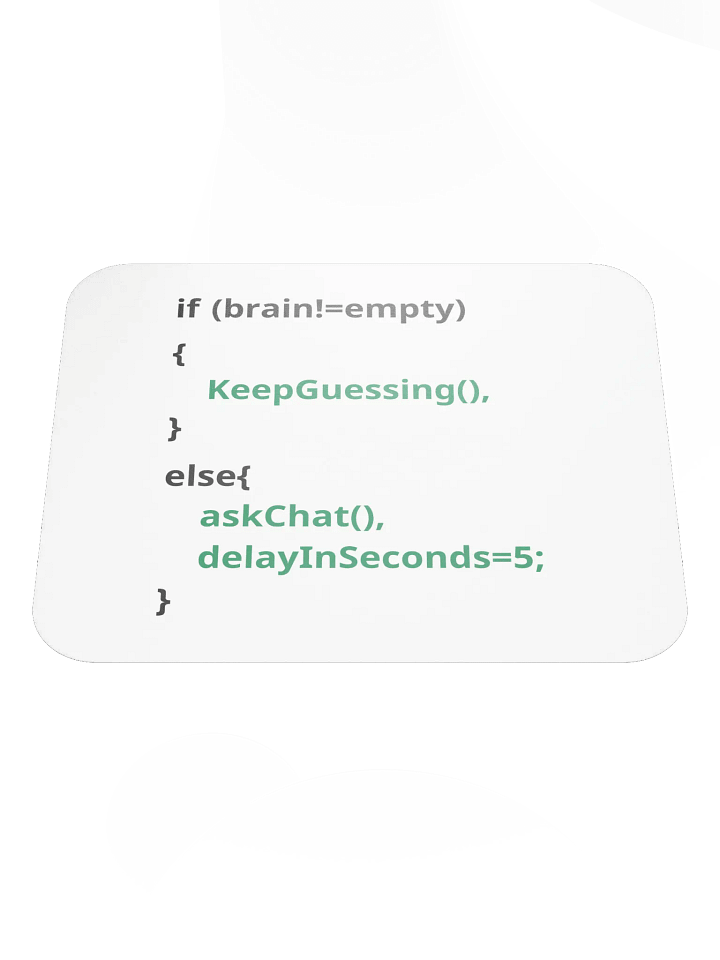 Wordle Gameplay Coding for Gamer Sean Mouse Pad product image (1)