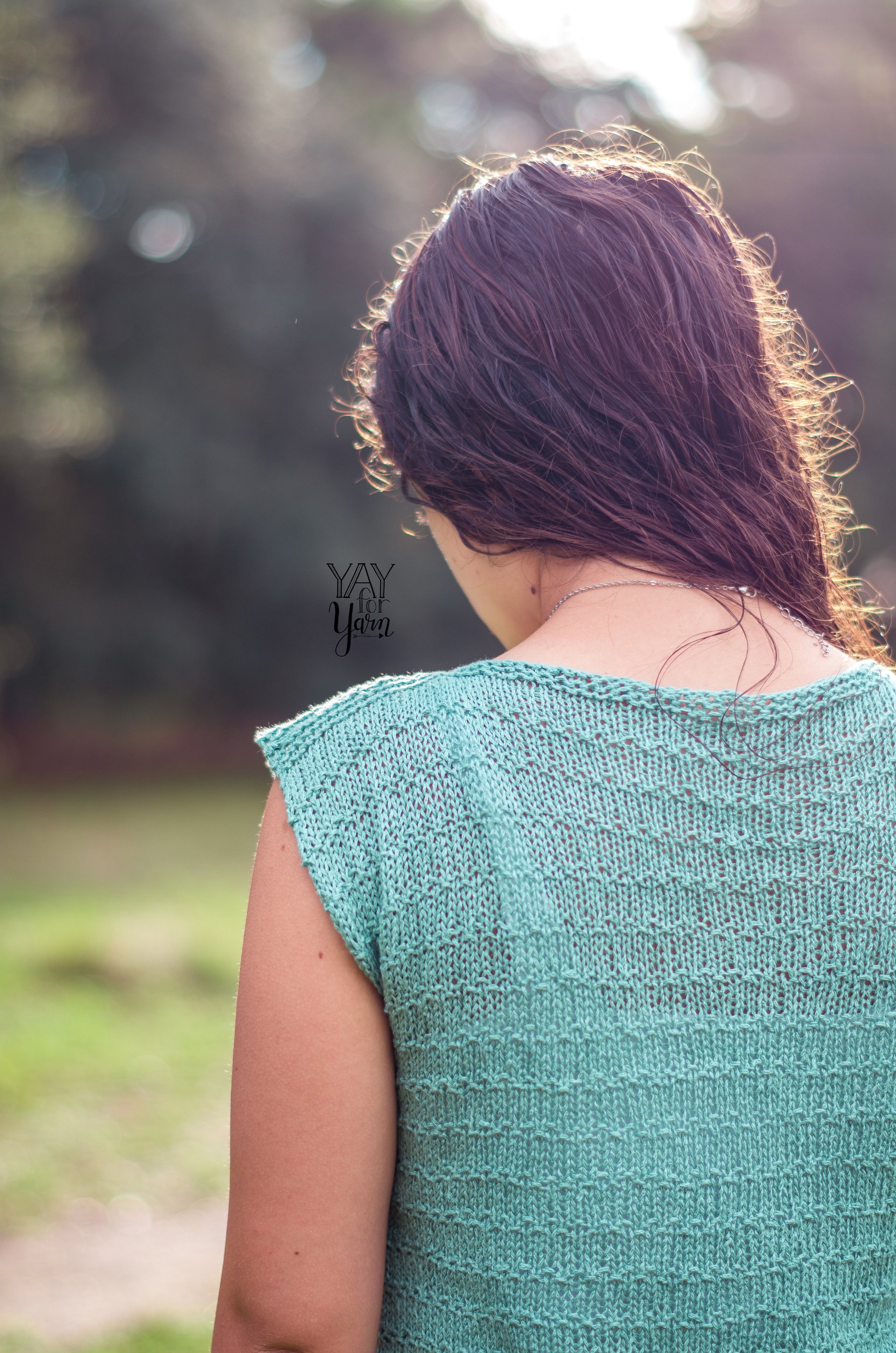 Seaspray Tee - Women's Top PDF Knitting Pattern & Video Tutorial product image (3)