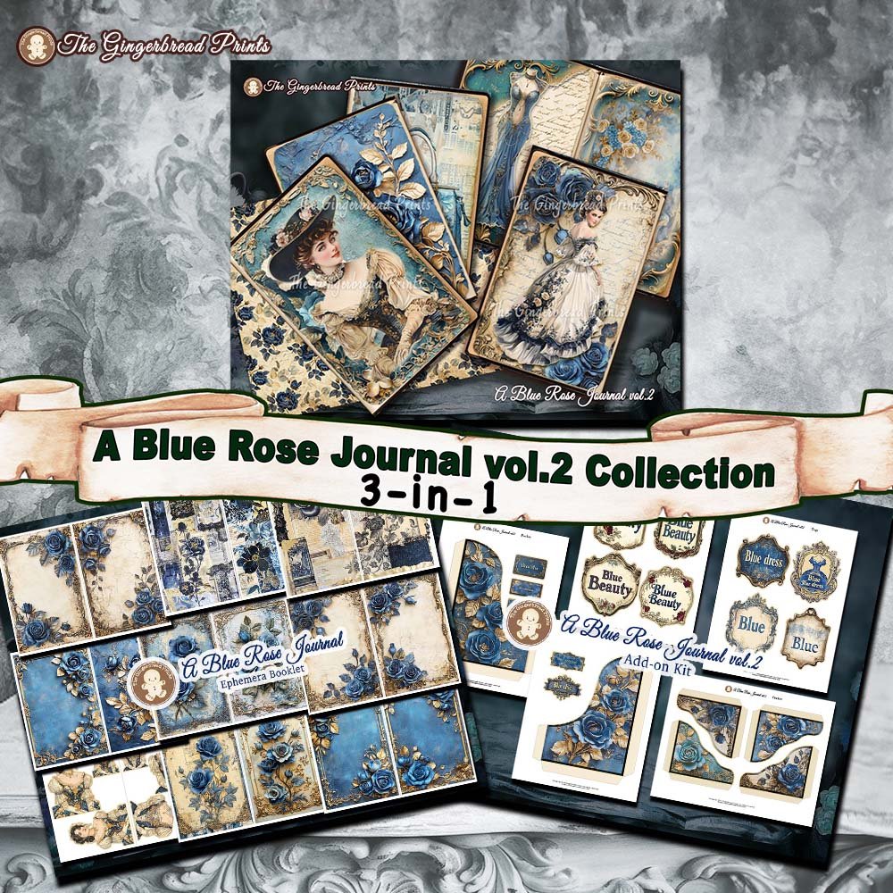 A Blue Rose Journal Vol.2 3-in-one Jumbo Collection Digital Kit product image (2)