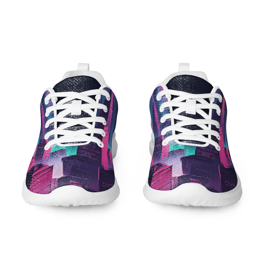Vaporwave New York City All Over Print Athletic Shoes product image (11)