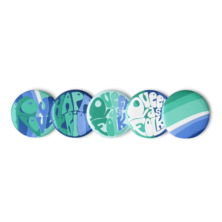Gay Pride pin badge set product image (4)