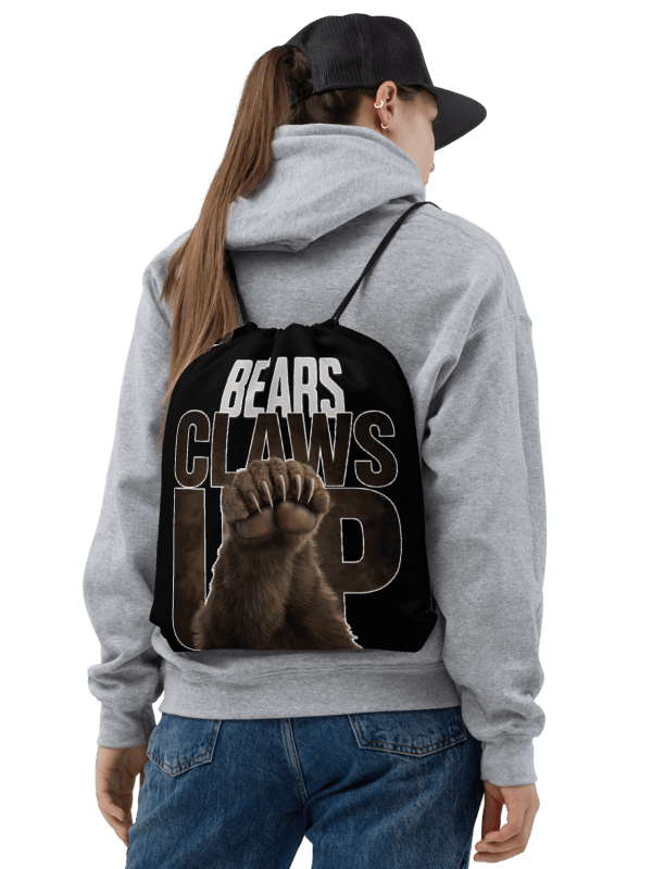 Bears Claws Up Drawstring Backpack | Chicago Bears | NFL Home Locker product image (2)