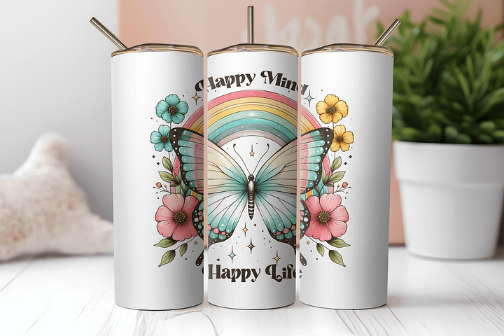 Enchanted Garden Stainless Steel Tumbler product image (2)