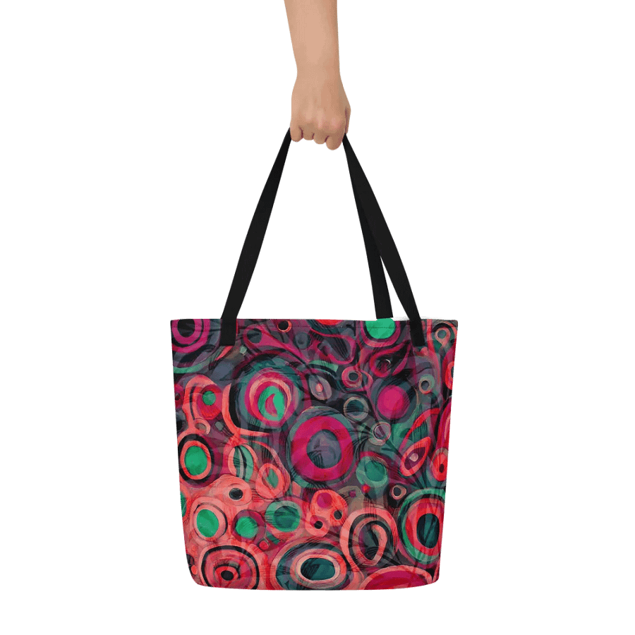 klimt inspired design all over print tote for arty moms and dads friends product image (5)