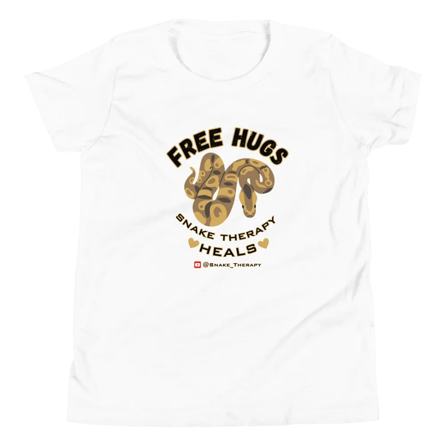 "Free Hugs" Ball Python Shirt (white/colors) product image (16)