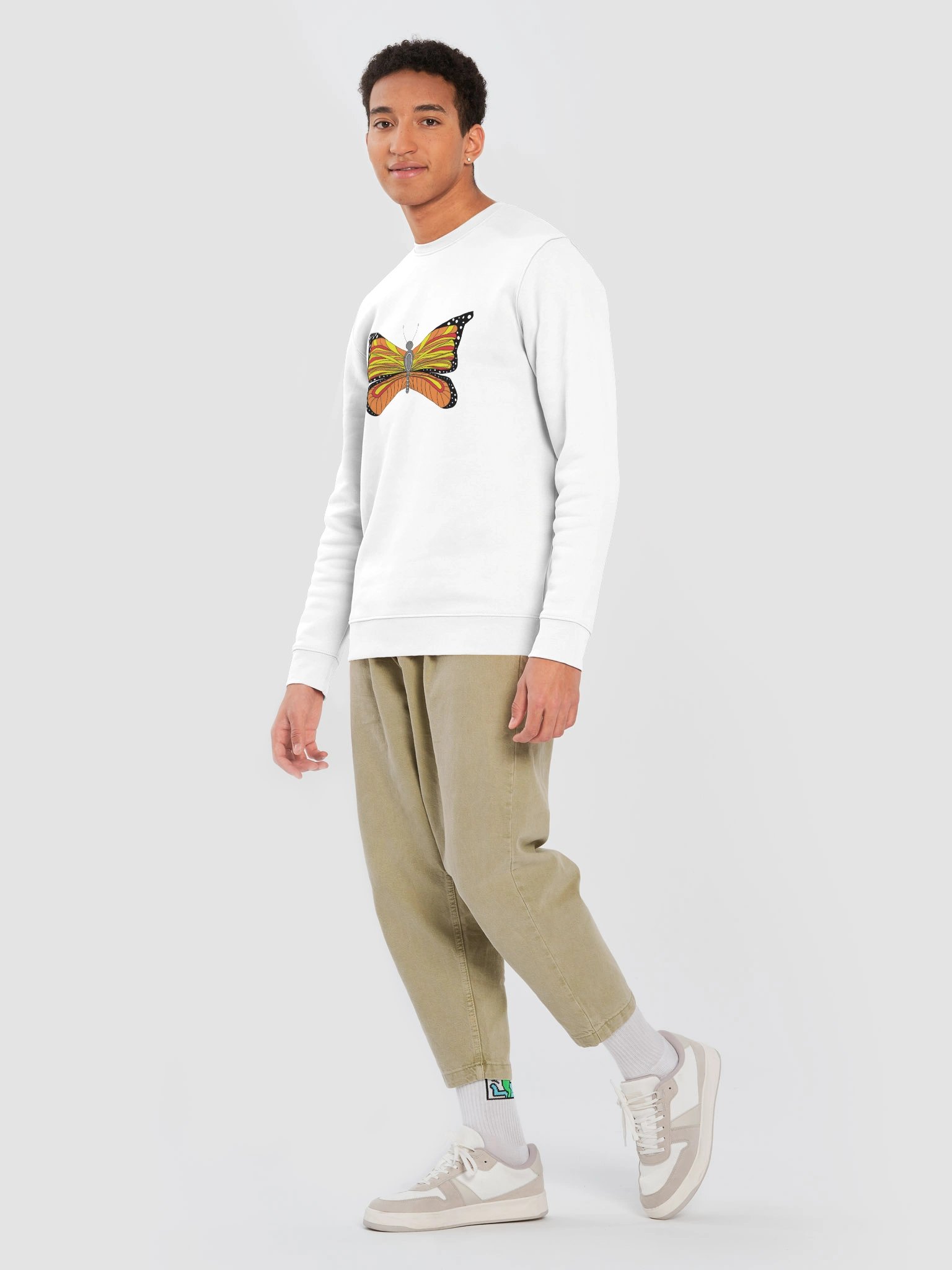 Flame Wings Butterfly Eco Sweatshirt product image (9)