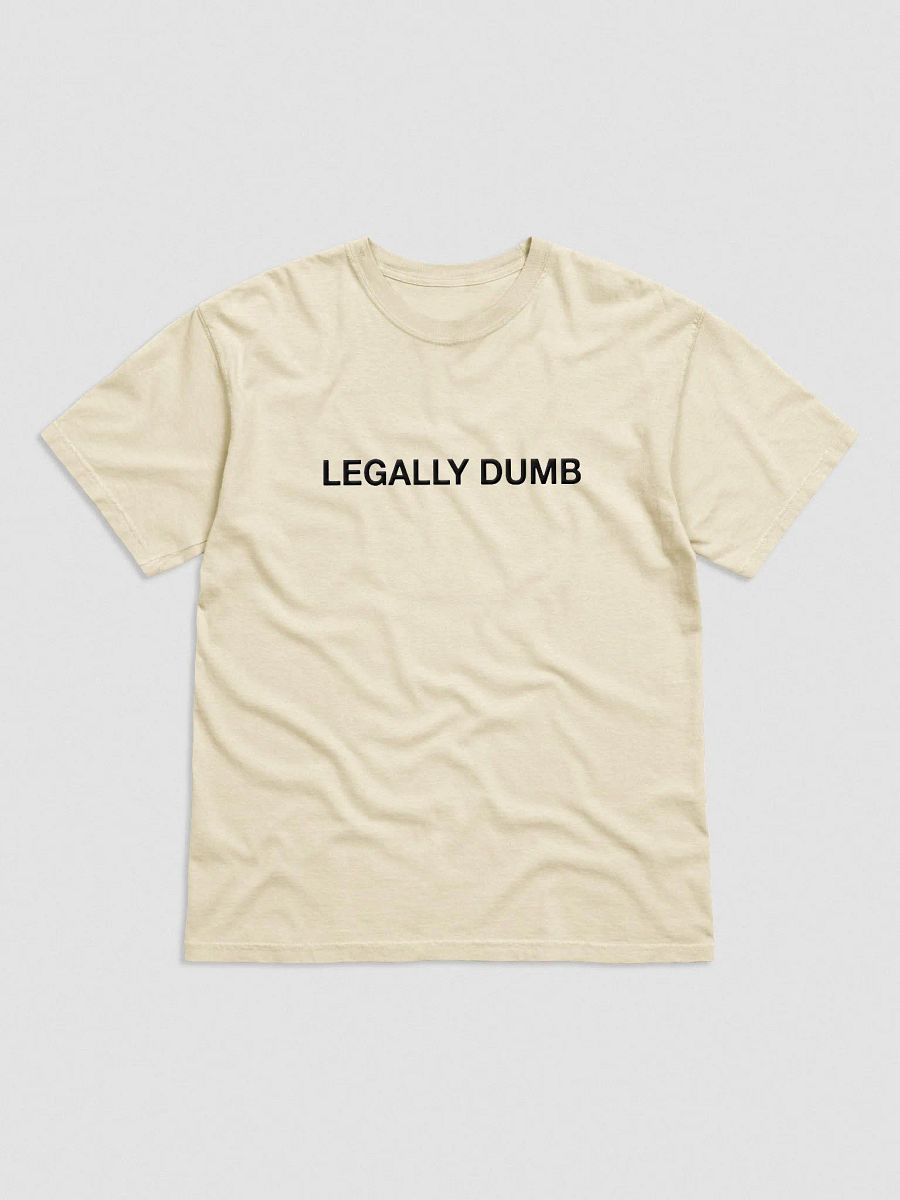 'Legally Dumb' Embroidered Tee product image (78)