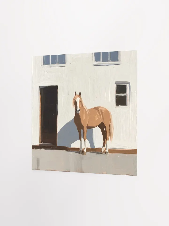 Modern Farmhouse: Brown Horse V Art Print product image (2)